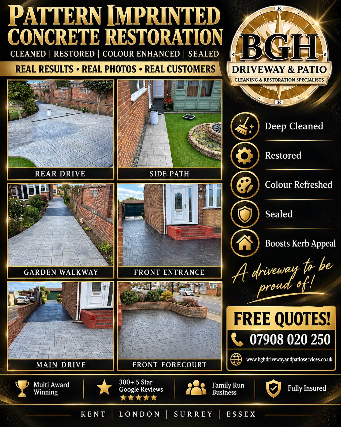 BGH Driveway & patio cleaning & restoration specialists  photo