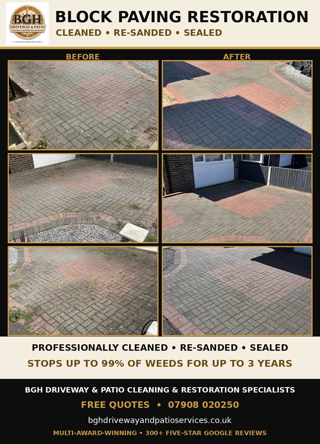BGH Driveway & patio cleaning & restoration specialists  photo