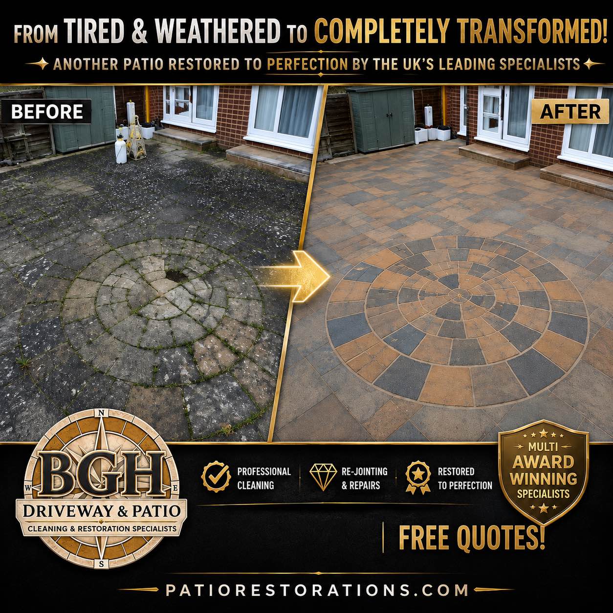 BGH Driveway & patio cleaning & restoration specialists  photo